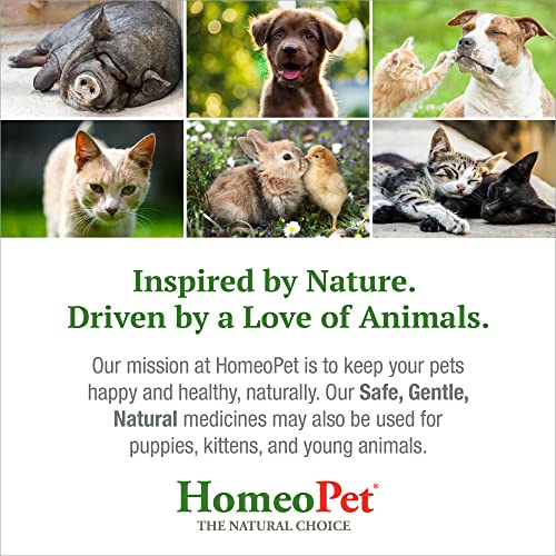 HomeoPet Cough, Natural Cough Supplement for Dogs, Cats, and Other Pets, Safe and Gentle Cough Medicine, 15 Milliliters